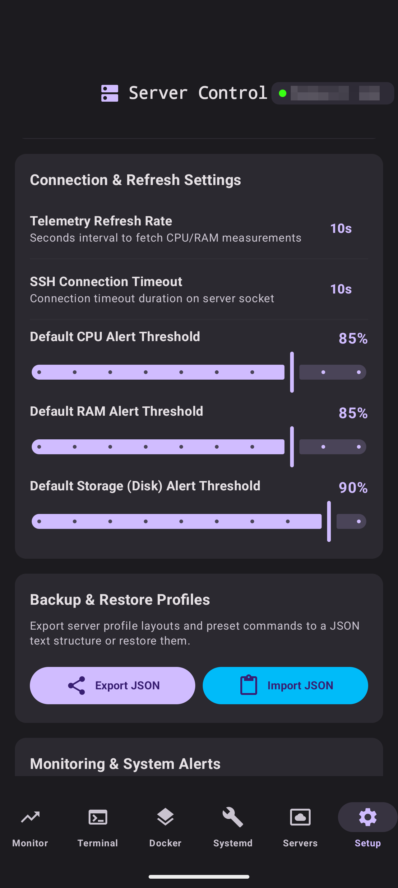 Server Control screenshot 8