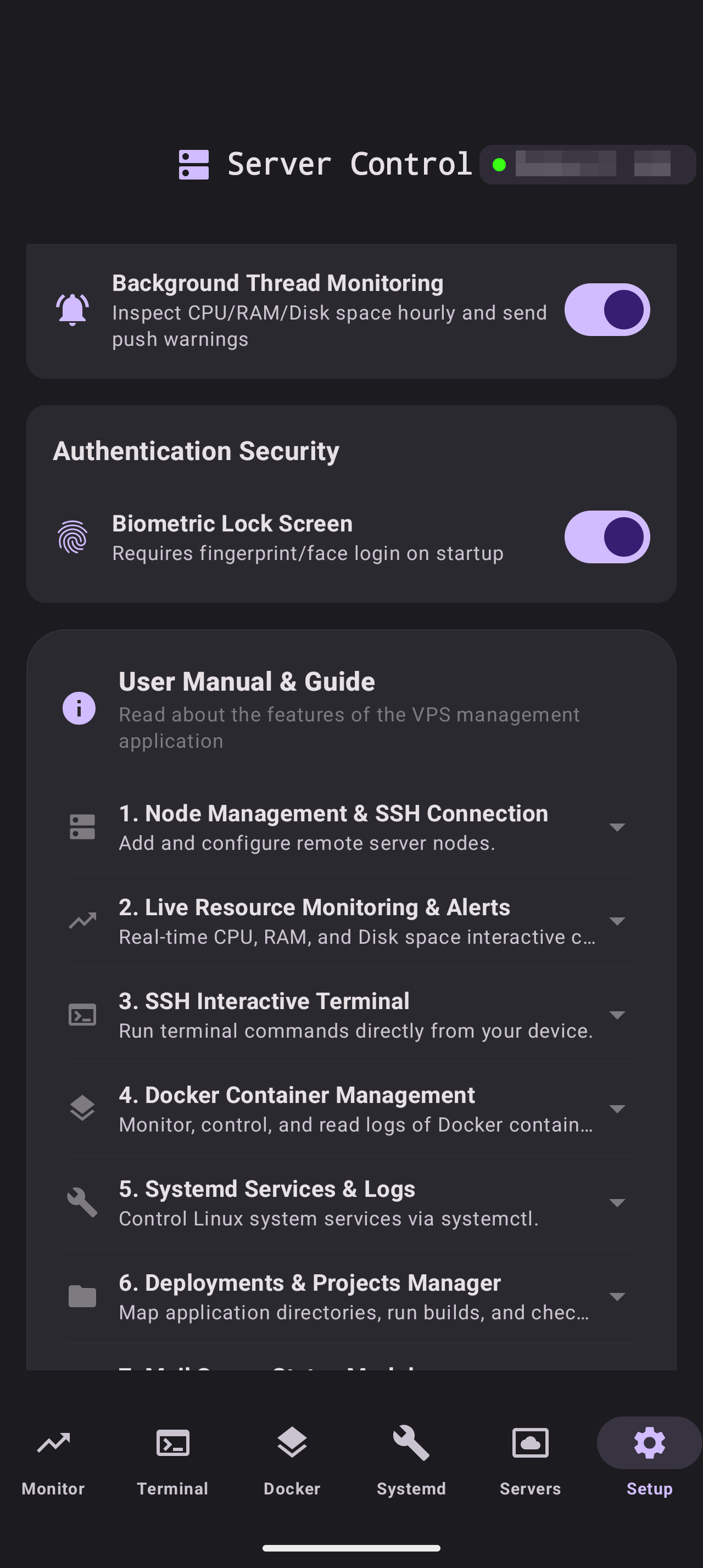 Server Control screenshot 9
